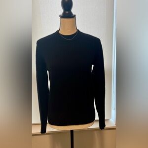Everlane 100% Cashmere Crewneck Sweater – Black ~ Small